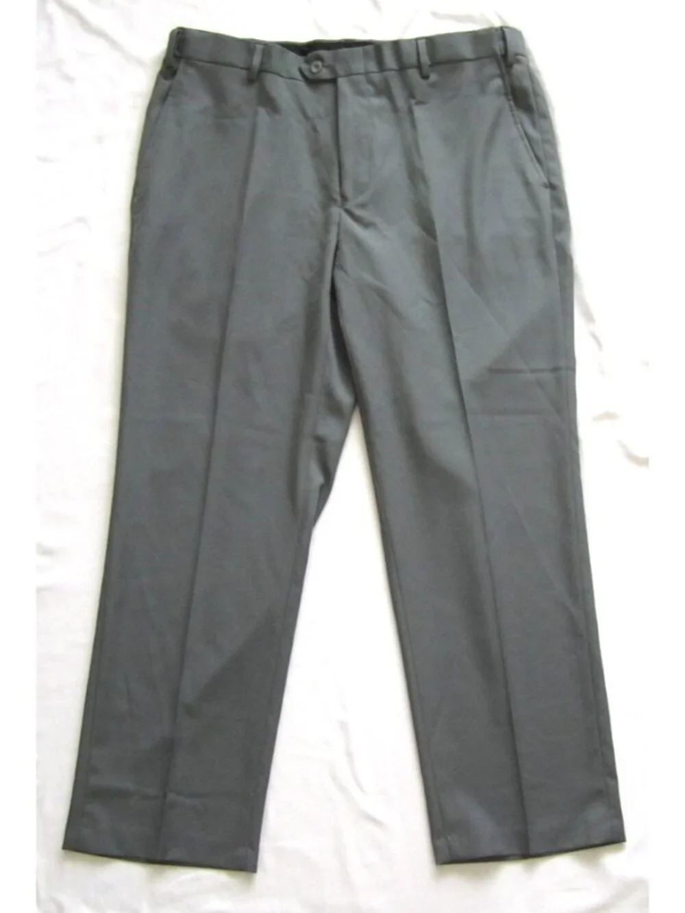 Jos. A. Bank Mens Gray Dress Pants Polyester 36 x 29 Traveler Collection (MP641)